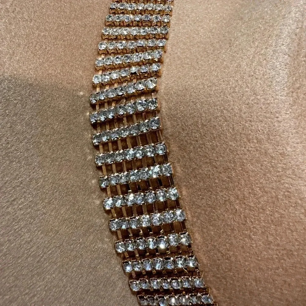 WIDE BRIM CRISTAL BELT HAT ONE SIZE - Picture 4 of 6